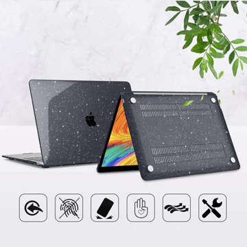 Etui obudowa Alogy Hard Case do Apple MacBook Air 13 M1 2020 Glitter Black