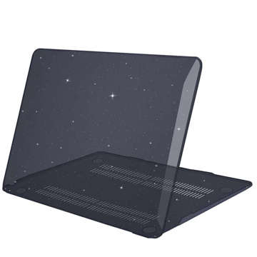 Etui obudowa Alogy Hard Case do Apple MacBook Air 13 M1 2020 Glitter Black + Nakładka na klawiaturę