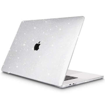 Etui obudowa Alogy Hard Case do Apple MacBook Pro 13 2016-2020 Glitter Clear