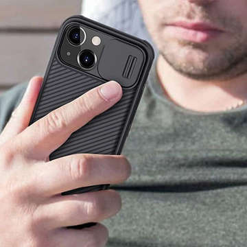 Etui obudowa Nillkin CamShield Pro do Apple iPhone 13 Mini Black + Szkło