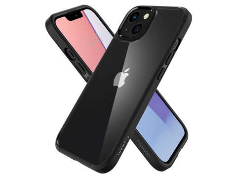 Etui obudowa case Spigen Ultra Hybrid do Apple iPhone 13 Matte Black + Szkło