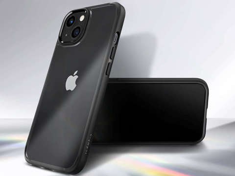 Etui obudowa case Spigen Ultra Hybrid do Apple iPhone 13 Matte Black + Szkło