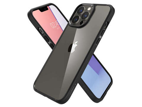 Etui obudowa case Spigen Ultra Hybrid do Apple iPhone 13 Pro Matte Black + Szkło