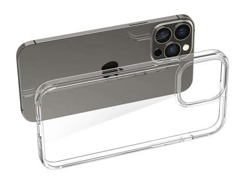 Etui obudowa case Spigen Ultra Hybrid do Apple iPhone 13 Pro Max Crystal Clear + Szkło