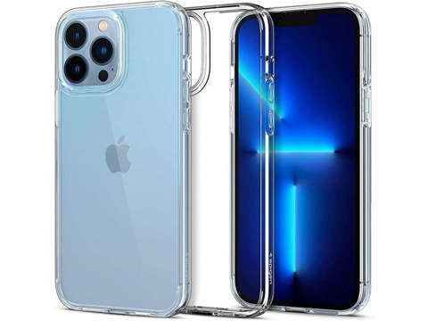 Etui obudowa case Spigen Ultra Hybrid do Apple iPhone 13 Pro Max Crystal Clear + Szkło