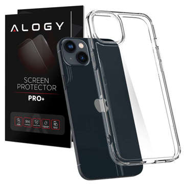 Etui obudowa case Spigen Ultra Hybrid do Apple iPhone 14 Plus Crystal Clear + Szkło