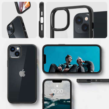 Etui obudowa case Spigen Ultra Hybrid do Apple iPhone 14 Plus Matte Black + Szkło