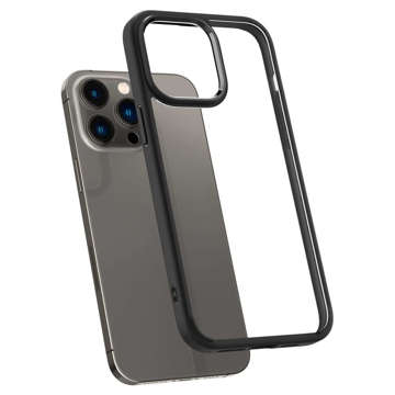 Etui obudowa case Spigen Ultra Hybrid do Apple iPhone 14 Pro Matte Black + Kabel 1m Lightning