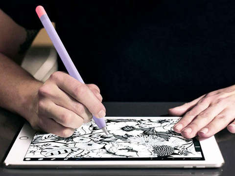 Etui ochronne Alogy pokrowiec obudowa na Apple Pencil 2 Fioletowe