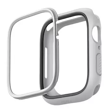 Etui ochronne UNIQ Moduo do Apple Watch Series 4/5/6/7/8/SE 44/45mm kredowy-szary/chalk-grey