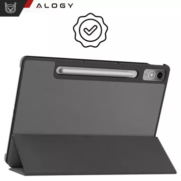 Etui ochronne do Lenovo Tab P12 12.7 TB-370 obudowa na tablet Alogy Book Cover Case Szare