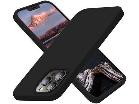 Etui ochronne do telefonu Alogy Thin Soft Case do iPhone 13 Pro czarne + Szkło