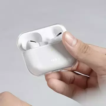 Etui ochronne na słuchawki UNIQ etui Glase do Apple AirPods Pro  clear