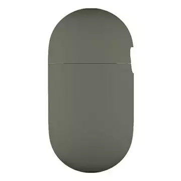 Etui ochronne na słuchawki UNIQ etui Lino do Apple AirPods Pro Silicone szary/grey moss