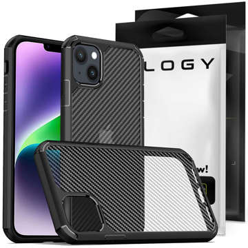 Etui ochronne na telefon Alogy Techsuit CarbonFuse obudowa do Apple iPhone 14 Plus Black