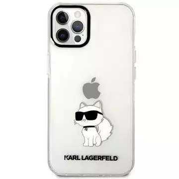 Etui ochronne na telefon Karl Lagerfeld KLHCP12MHNCHTCT do Apple iPhone 12 /12 Pro 6,1" transparent hardcase Ikonik Choupette