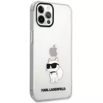 Etui ochronne na telefon Karl Lagerfeld KLHCP12MHNCHTCT do Apple iPhone 12 /12 Pro 6,1" transparent hardcase Ikonik Choupette