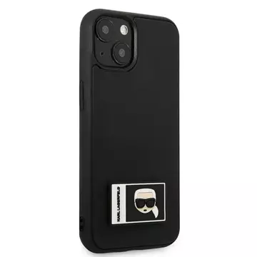 Etui ochronne na telefon Karl Lagerfeld KLHCP13S3DKPK do Apple iPhone 13 Mini 5,4" czarny/black hardcase Ikonik Patch