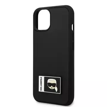 Etui ochronne na telefon Karl Lagerfeld KLHCP13S3DKPK do Apple iPhone 13 Mini 5,4" czarny/black hardcase Ikonik Patch