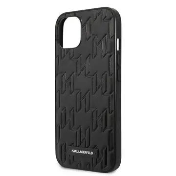 Etui ochronne na telefon Karl Lagerfeld KLHCP13SMNMP1K do Apple iPhone 13 Mini 5,4" hardcase czarny/black Monogram Plaque