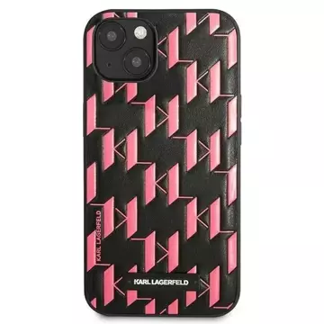 Etui ochronne na telefon Karl Lagerfeld KLHCP13SMNMP1P do Apple iPhone 13 Mini 5,4" hardcase różowy/pink Monogram Plaque