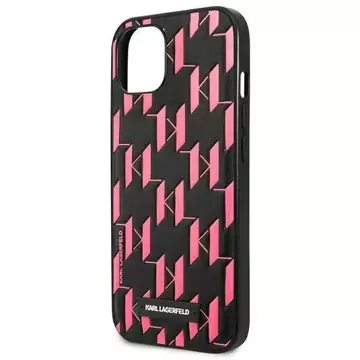 Etui ochronne na telefon Karl Lagerfeld KLHCP13SMNMP1P do Apple iPhone 13 Mini 5,4" hardcase różowy/pink Monogram Plaque