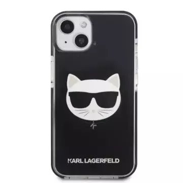 Etui ochronne na telefon Karl Lagerfeld KLHCP13STPECK do Apple iPhone 13 Mini 5,4" hardcase czarny/black Choupette Head