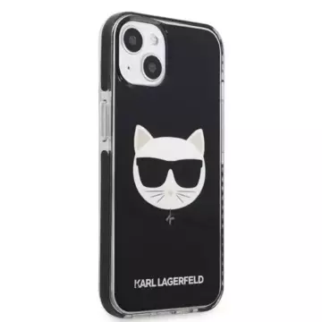 Etui ochronne na telefon Karl Lagerfeld KLHCP13STPECK do Apple iPhone 13 Mini 5,4" hardcase czarny/black Choupette Head