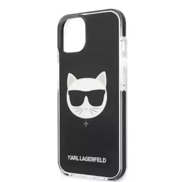 Etui ochronne na telefon Karl Lagerfeld KLHCP13STPECK do Apple iPhone 13 Mini 5,4" hardcase czarny/black Choupette Head