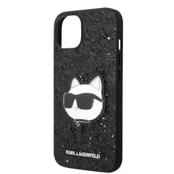 Etui ochronne na telefon Karl Lagerfeld KLHCP14MG2CPK do Apple iPhone 14 Plus 6,7" czarny/black hardcase Glitter Choupette Patch