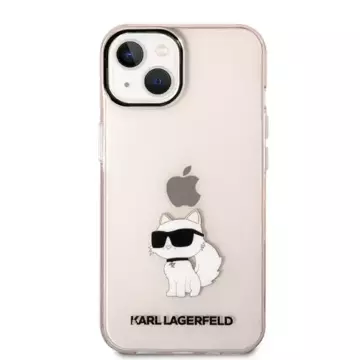 Etui ochronne na telefon Karl Lagerfeld KLHCP14MHNCHTCP do Apple iPhone 14 Plus 6,7" różowy/pink hardcase Ikonik Choupette