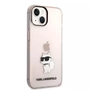 Etui ochronne na telefon Karl Lagerfeld KLHCP14MHNCHTCP do Apple iPhone 14 Plus 6,7" różowy/pink hardcase Ikonik Choupette