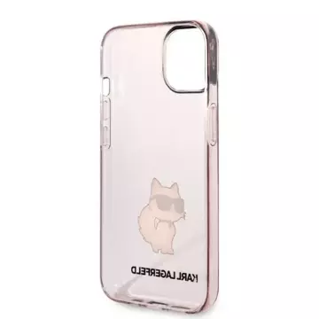 Etui ochronne na telefon Karl Lagerfeld KLHCP14MHNCHTCP do Apple iPhone 14 Plus 6,7" różowy/pink hardcase Ikonik Choupette