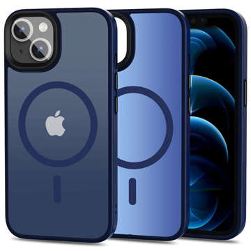 Etui ochronne na telefon MagMat Case do MagSafe do Apple iPhone 13 Mini Matte Navy + Szkło