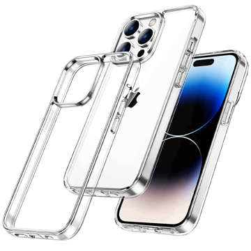 Etui ochronne obudowa Alogy Hybrid Case do Apple iPhone 14 Pro Max Przezroczyste + Szkło