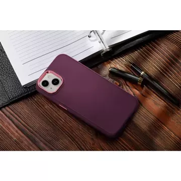 Etui ochronne obudowa Futerał FRAME do iPhone 15 Pro fioletowy