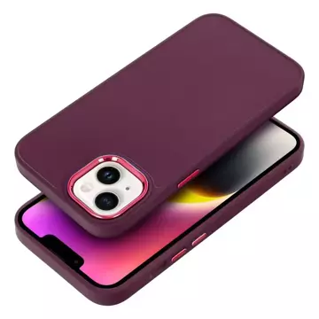 Etui ochronne obudowa Futerał FRAME do iPhone 15 Pro fioletowy