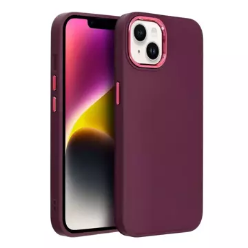 Etui ochronne obudowa Futerał FRAME do iPhone 15 Pro fioletowy