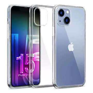 Etui pancerne do iPhone 15 3mk Armor Case Clear ochronne plecki przezroczyste