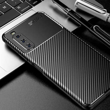 Etui pancerne obudowa Alogy TPU Carbon Case do Sony Xperia 10 IV 2022 Black