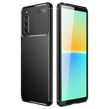 Etui pancerne obudowa Alogy TPU Carbon Case do Sony Xperia 10 IV 2022 Black