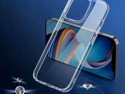 Etui silikonowe Alogy obudowa case do Apple iPhone 13 Pro Max 6.7 przezroczyste + Szkło