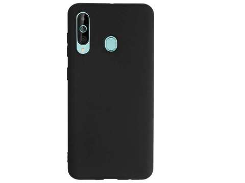 Etui silikonowe Alogy slim case do Samsung Galaxy A60 czarne + Szkło Alogy