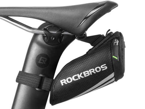 Etui torba podsiodłowa RockBros C28BK sakwa na rower pod siodełko Czarne