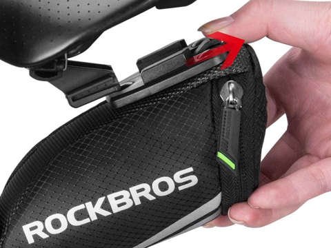 Etui torba podsiodłowa RockBros C28BK sakwa na rower pod siodełko Czarne