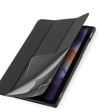 Etui z klapką Dux Ducis Domo do Samsung Galaxy Tab A8 10.5 X200/ X205 Czarne + Szkło