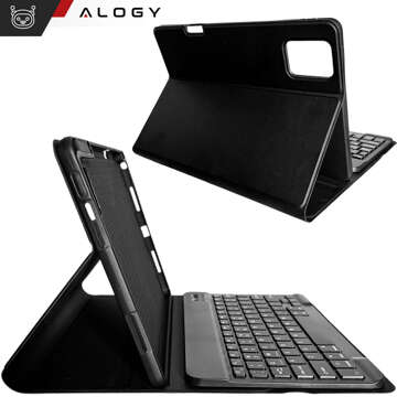 Etui z klawiaturą do Lenovo Tab M11 10.95" TB330FU / TB330XU / TB331FC klawiatura Bluetooth case Alogy Czarne + Szkło + Rysik