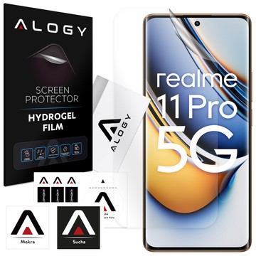 Folia Hydrożelowa do Realme 11 Pro 5G/ 11 Pro Plus 5G ochronna na telefon na ekran Alogy Hydrogel Film