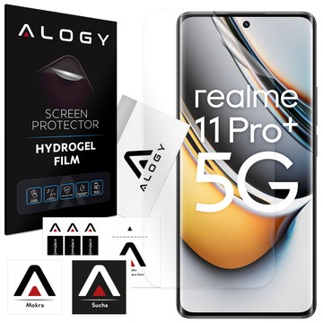 Folia Hydrożelowa do Realme 11 Pro 5G/ 11 Pro Plus 5G ochronna na telefon na ekran Alogy Hydrogel Film