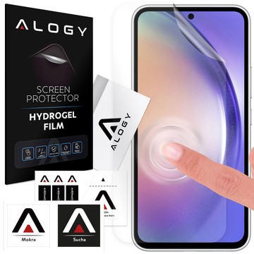 Folia Hydrożelowa do Samsung Galaxy A54/ A53/ A52/ A52S/ A51/ A50 ochronna na telefon na ekran Alogy Hydrogel Film